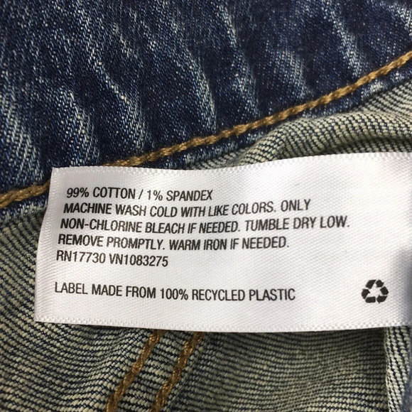 Universal Thread Vintage Straight Jeans Womens 18/34R Medium‎ Wash Cotton Denim - Picture 11 of 12